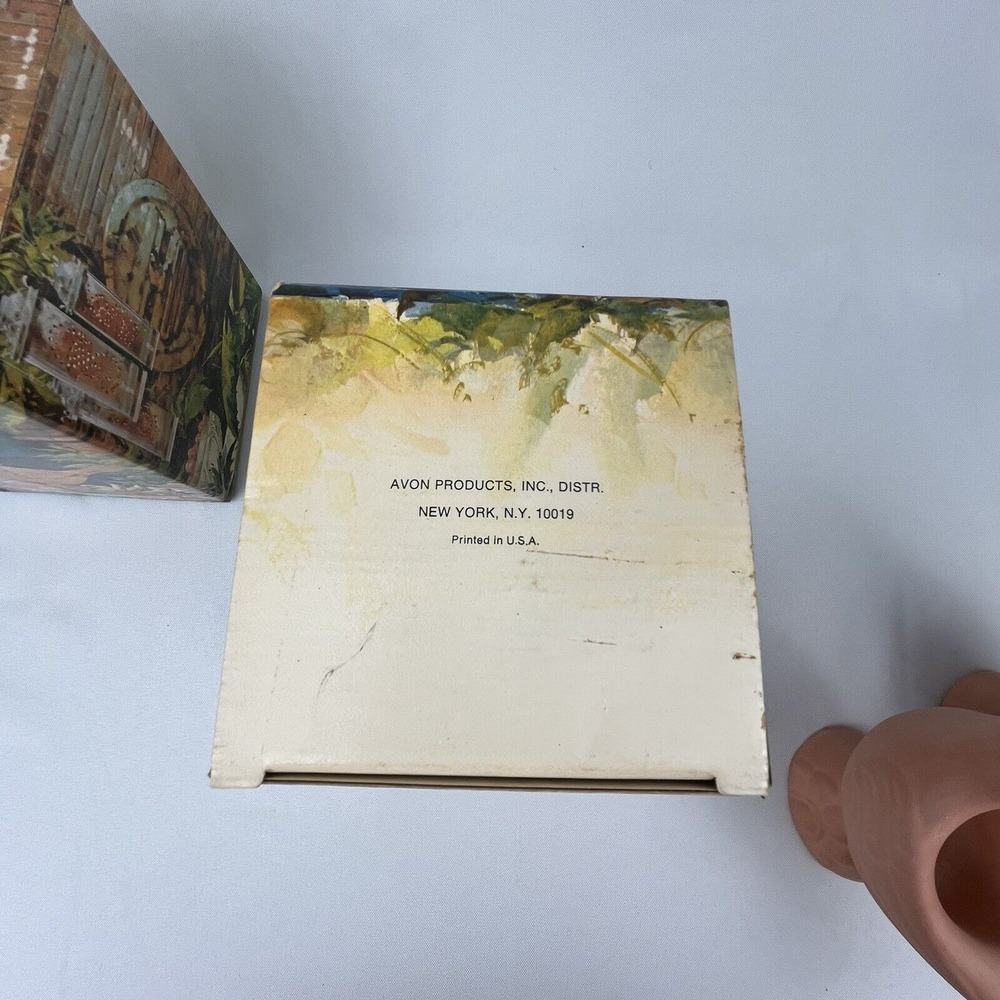 2 Avon Vintage Terra Cotta Bird Fragrance Candelette Holders 1976 Original Boxes - Picture 12 of 12